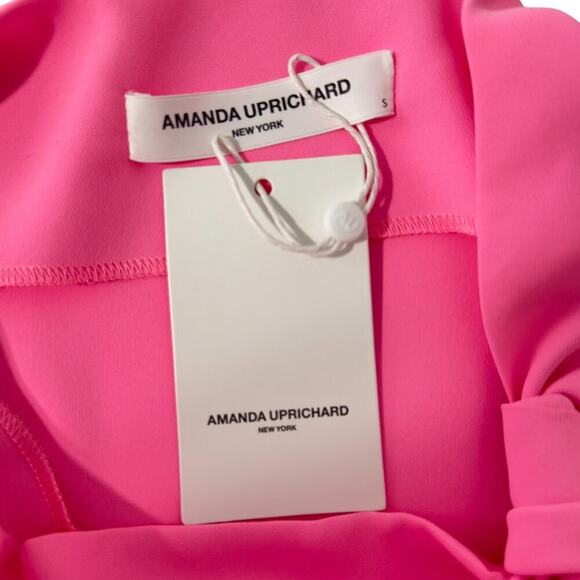NWTs Amanda Uprichard Morrison Dress in Shocking Pink (S) - Picture 14 of 15